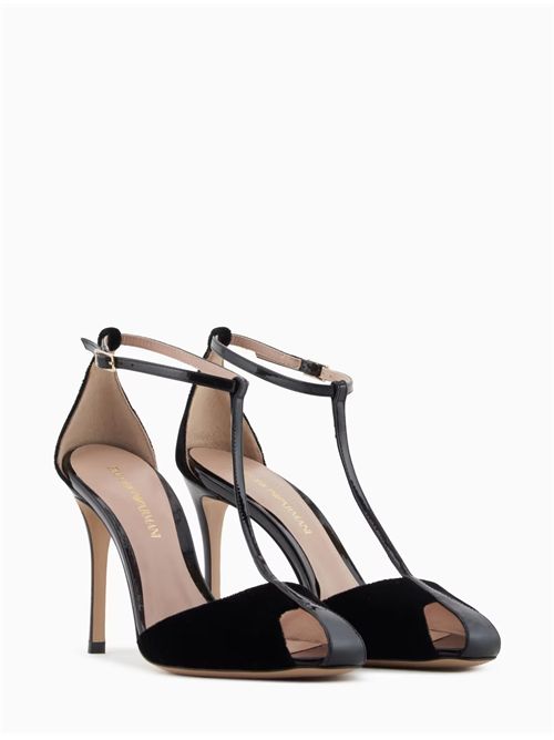 Sandali in velluto Emporio Armani | EW002918AF19561MC012